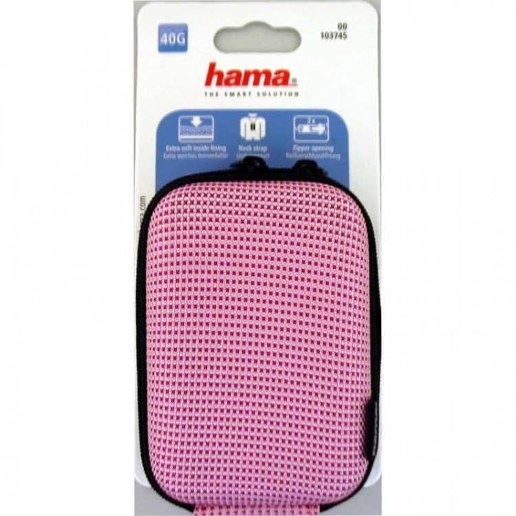 Hama Kompaktväska Hardcase 40G Two Tone Rosa