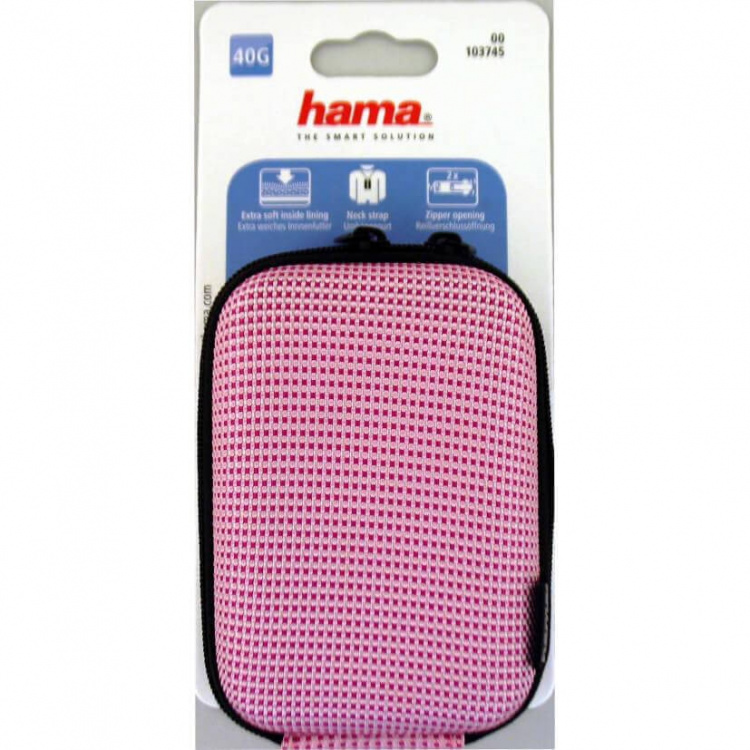 Hama Kompaktväska Hardcase 40G Two Tone Rosa