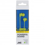 JVC Hörlur FR15 In-Ear Remote Mic Grön