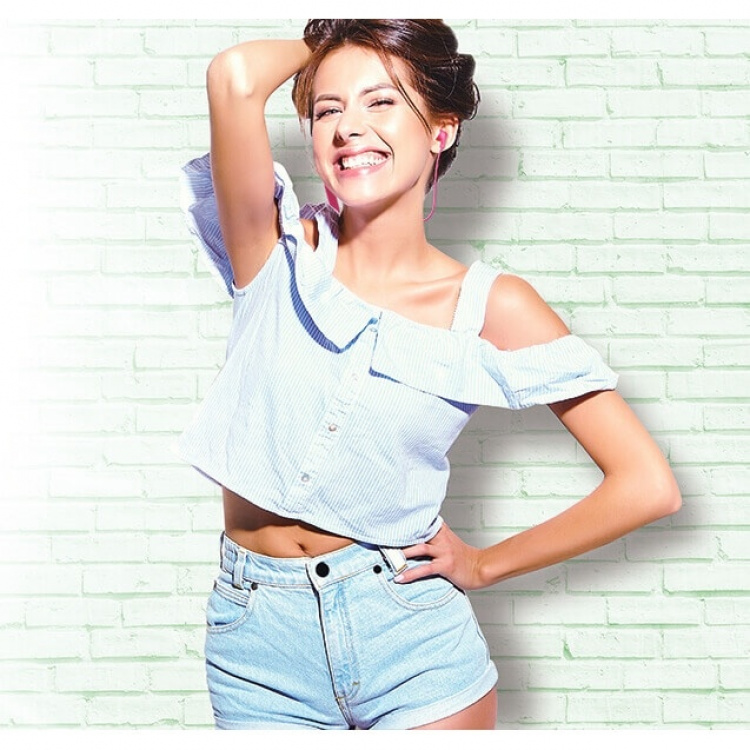 JVC Hörlur FX9BT Gumy In-Ear Trådlös Mic Rosa