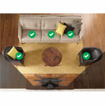 SANUS TV-ställ 32-60