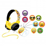EMOJI Hörlur Flip \'N Switch Gul On Ear Universal 85dB