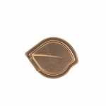 Gear Mobilring löv guld matt med ställfunktion