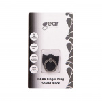 Gear Mobilring svart matt sköld med ställfunktion