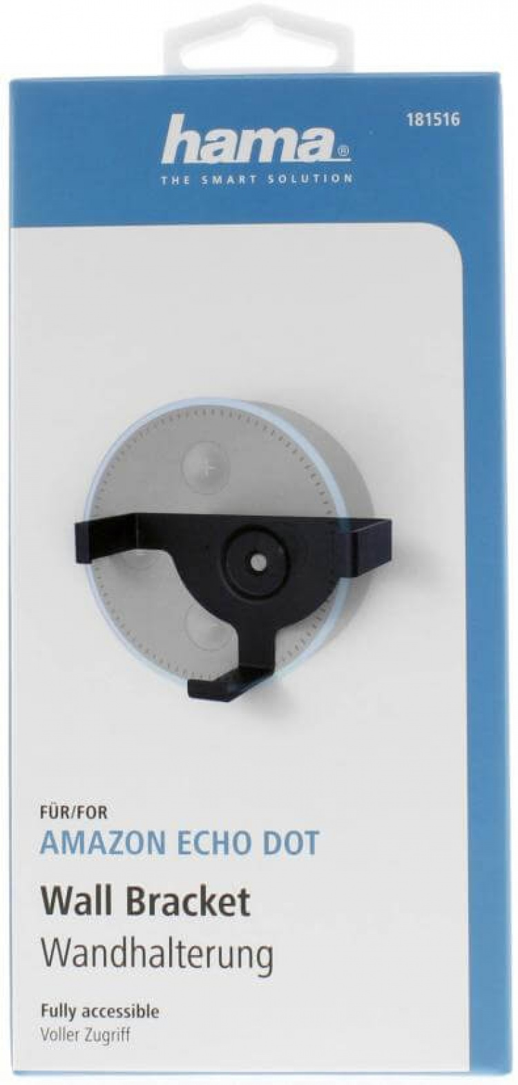 Hama Väggfäste Amazon Echo Dot (2:a Gen) Svart