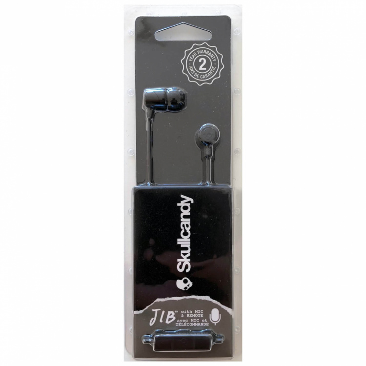 Skullcandy Hörlur In-Ear JIB 3,5mm Mic Svart
