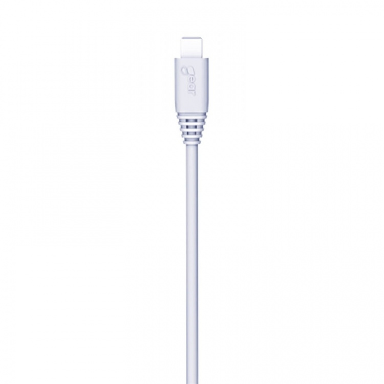 GEAR Laddare 12-24V 2xUSB 2,4A Vit MicroUSB Kabel Rund 1m GEAR Laddare 12-24V 2xUSB 2,4A Vit MicroUSB Kabel Rund 1m