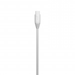 Gear Laddkabel USB-A till USB-C 2.0 3m Vit Rund