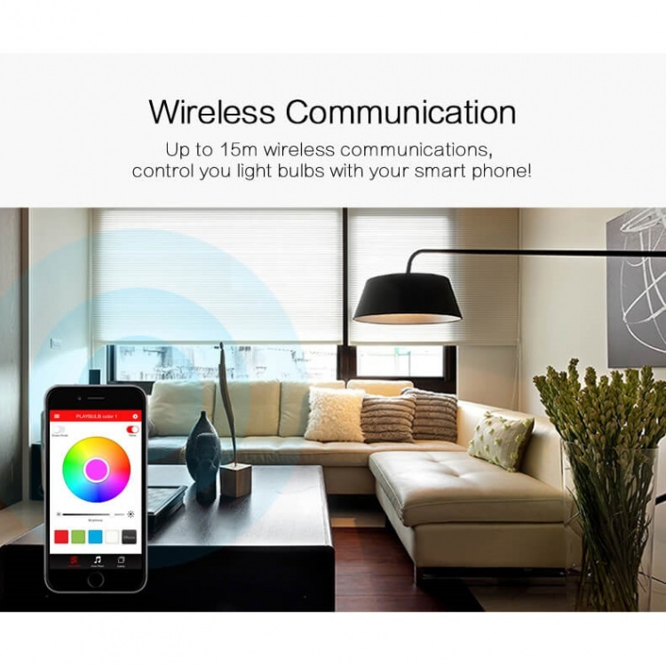 MiPow Playbulb Smart Vit RGB BT 280lumen 5W E27 MiPow Playbulb Smart Vit RGB BT 280lumen 5W E27