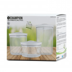 Champion Vakuumbehållare Universal 3-pack (0,7L 1,4L 2L) Champion Vakuumbehållare Universal 3-pack (0,7L 1,4L 2L)