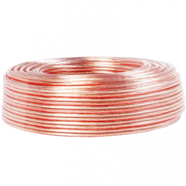 LogiLink Högtalarkabel 2x1,5 mm² 100m Transparent