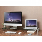 LogiLink Monitorställ i glas/metall 1 m