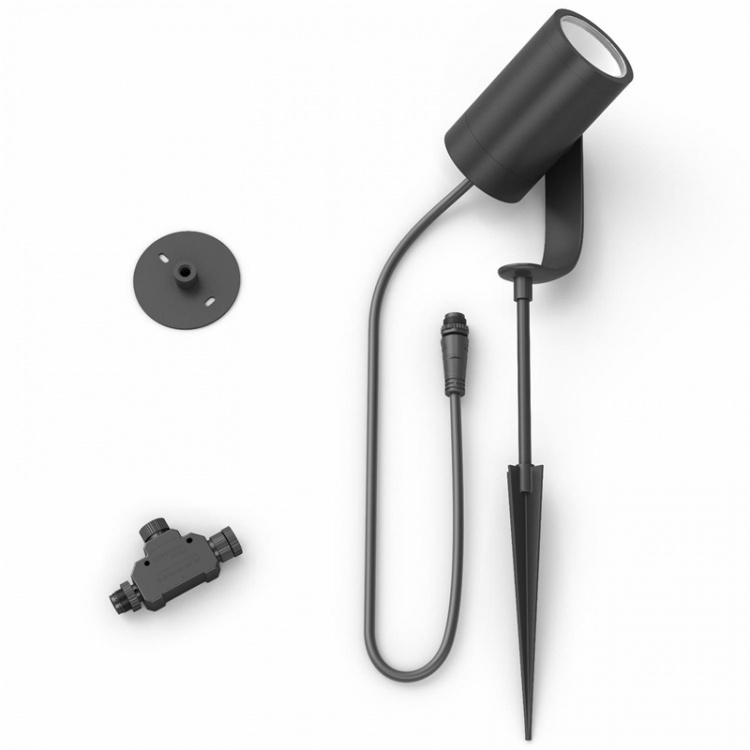 Philips Hue Lily spotlight utomhus White and Color ambiance utbyggn. 24V Philips Hue Lily spotlight utomhus White and Color ambiance utbyggn. 24V