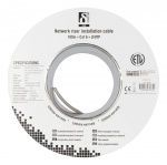 DELTACO U/UTP Cat6 riser installationskabel, 100m trumma, 250MHz, Delt