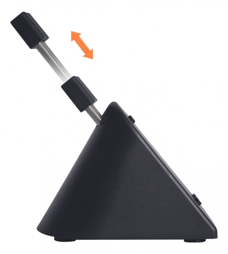 DELTACO GAMING kabelhållare för möss, svart/silver