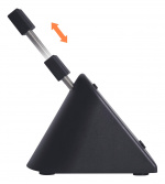 DELTACO GAMING kabelhållare för möss, svart/silver