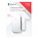 König Dörr / Fönstersensor - SAS-ALARM400
