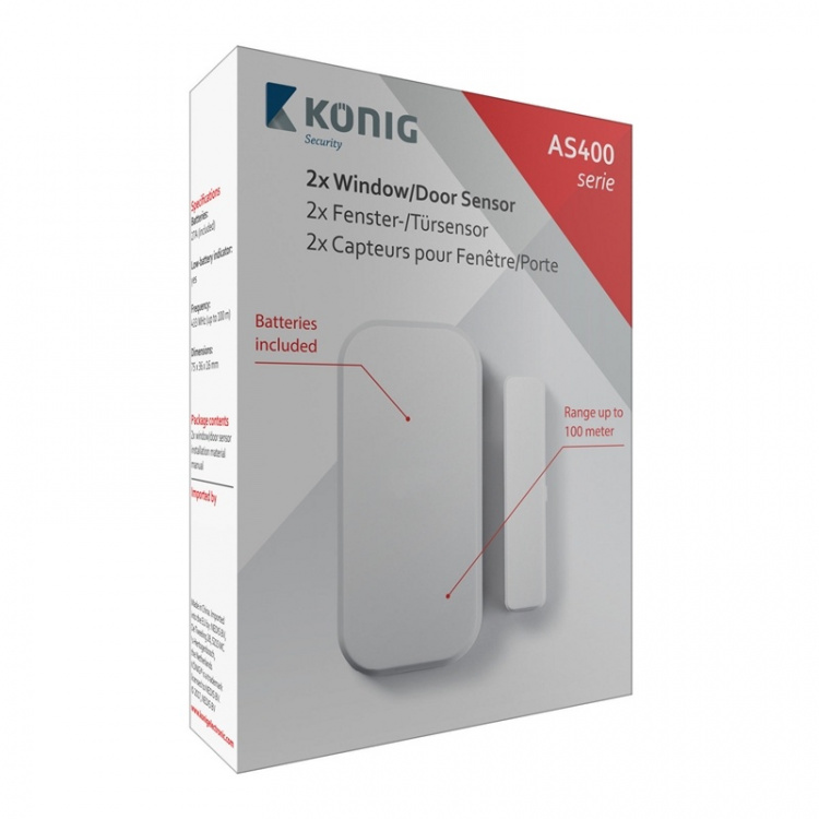 König Dörr / Fönstersensor - SAS-ALARM400