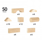 Brio 30113 Set med 50 Klossar Brio 30113 Set med 50 Klossar