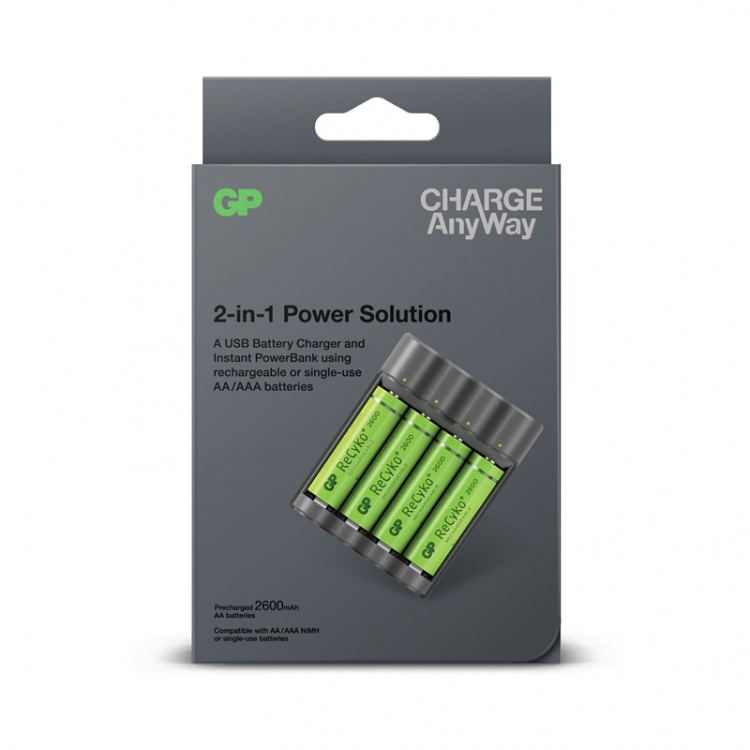 GP Charge AnyWay Batteriladdare