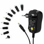 LogiLink Nätadapter 230V-> 3-12V 1A 12W