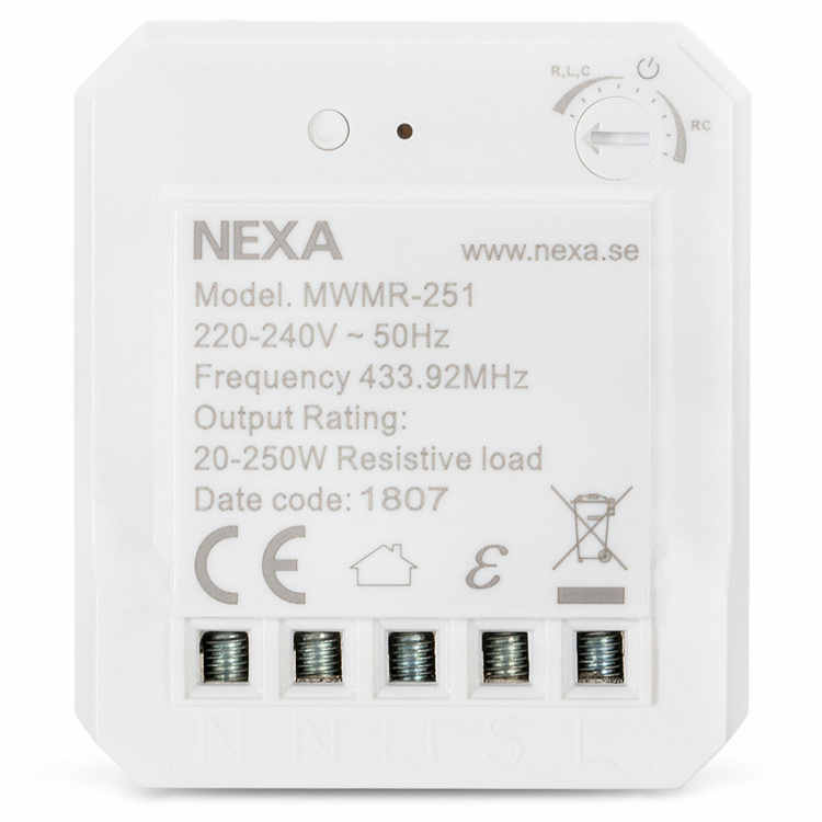 Nexa MWMR-251: Dosdimmer med stöd för Smart Mode Nexa MWMR-251: Dosdimmer med stöd för Smart Mode