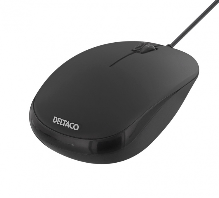 DELTACO Tangentbords-kit med mus, PAN Nordisk layout, USB, svart DELTACO Tangentbords-kit med mus, PAN Nordisk layout, USB, svart