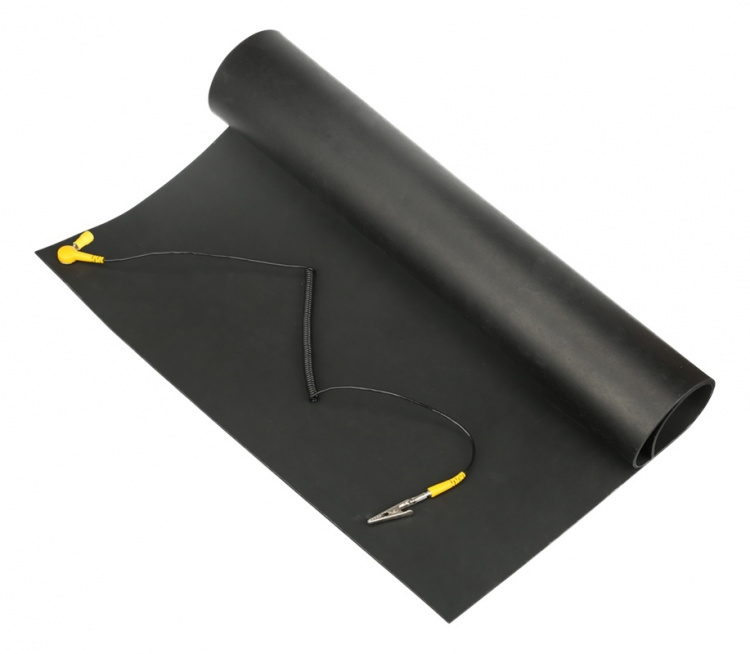 ESD-matta för hantering av elektronik, 700x500mm, svart
