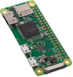 Raspberry Pi Zero W, separat GPIO-stiftlist, WiFi+BT, microSD, grön