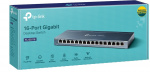 TP-LINK 16-portars skrivbordsswitch, Gigabit, plug and play, vit TP-LINK 16-portars skrivbordsswitch, Gigabit, plug and play, vit