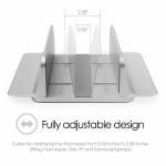 Desire2 Bordsställ för Mac/Ultrabooks Justerbar Aluminium Silver