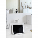Desire2 Dubbelt Bordsställ för Tablets Mac/Ultrabooks Justerbar Aluminium Silver