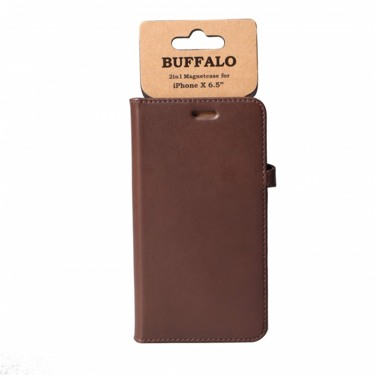 Buffalo Mobilfodral 3 Kortfack Brun - iPhone XS Max Buffalo Mobilfodral 3 Kortfack Brun - iPhone XS Max