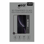 Gear Skärmskydd 3D Platinum Kurvat Glas Svart Ram - iPhone XR / 11 Gear Skärmskydd 3D Platinum Kurvat Glas Svart Ram - iPhone XR / 11