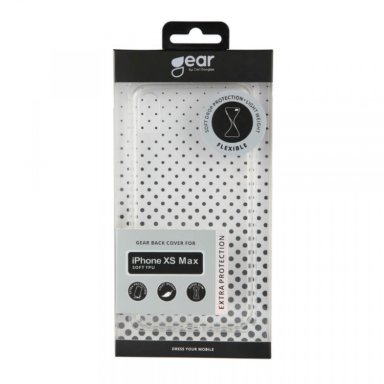 Gear Mobilskal TPU Transparent - iPhone XS Max Gear Mobilskal TPU Transparent - iPhone XS Max