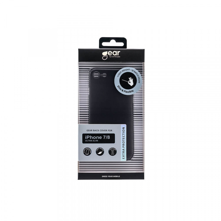 Gear Mobilskal Ultraslim Svart - iPhone 7/8/SE