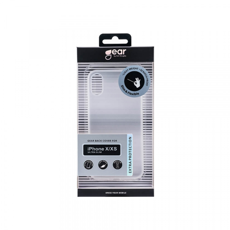 Gear Mobilskal Ultraslim Vit - iPhone X/XS