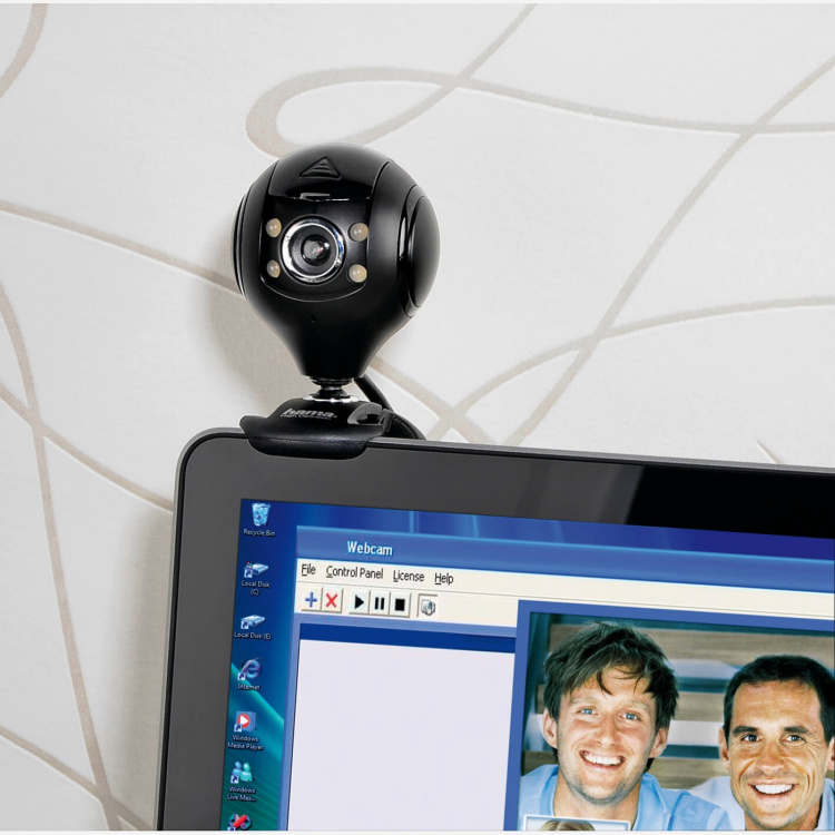Hama Webcam HD Spy Protection 16:9 Svart Hama Webcam HD Spy Protection 16:9 Svart