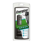 Energizer NiMH Batteriladdare AA / AAA | 1.2 / 9 V DC | Underhållsladdning | Fransk / Typ C (CEE 7/16) | Batteritypsenergi: AA / AAA / C / D / E-Block | Svart