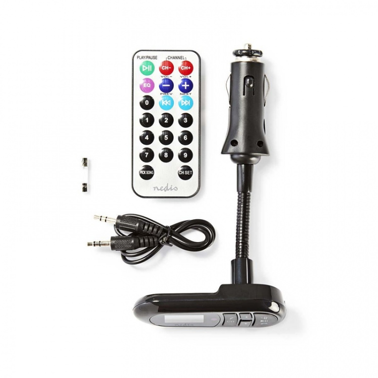 Nedis Bil FM-sändare | Svanhals | Trådlösa samtal | 0.4 