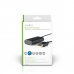 Nedis Bluetooth®-sändare | Ingång för audio/video/dataanslutningar: 1x 3.5 mm | AptX ™ Low latency / AptX™ / SBC | Up to 2 Devices | Svart