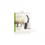 Nedis Trådlösa On-Ear hörlurar | Maximal batteritid: 15 timmar | Inbygd mikrofon | Tryck på Kontroll | Stöd för röststyrning | Volymkontroll | Svart