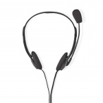Nedis PC headset | On-Ear | Stereo | 2x 3.5 mm | Vikbara Mikrofon | Svart Nedis PC headset | On-Ear | Stereo | 2x 3.5 mm | Vikbara Mikrofon | Svart