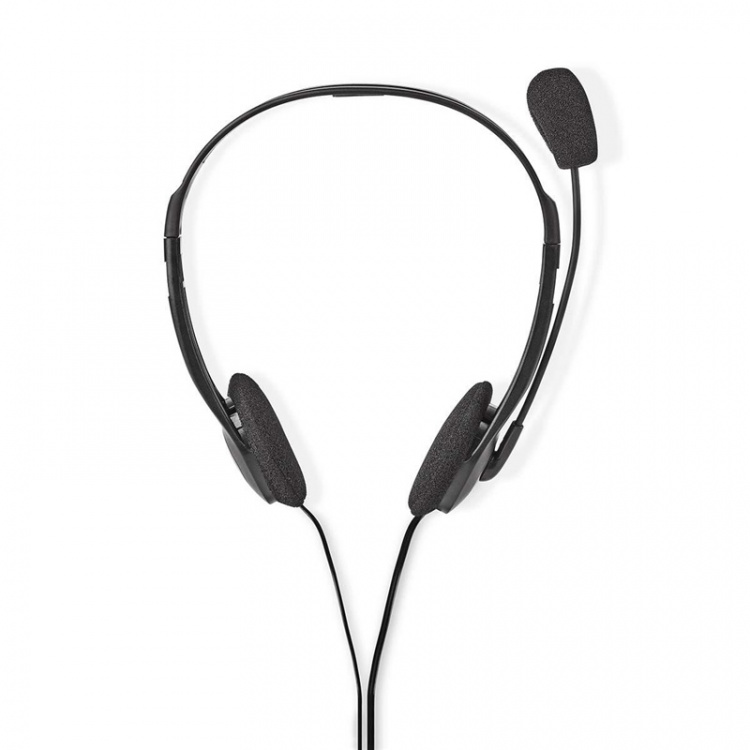 Nedis PC headset | On-Ear | Stereo | 2x 3.5 mm | Vikbara Mikrofon | Svart Nedis PC headset | On-Ear | Stereo | 2x 3.5 mm | Vikbara Mikrofon | Svart