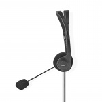 Nedis PC headset | On-Ear | Stereo | 2x 3.5 mm | Vikbara Mikrofon | Svart Nedis PC headset | On-Ear | Stereo | 2x 3.5 mm | Vikbara Mikrofon | Svart