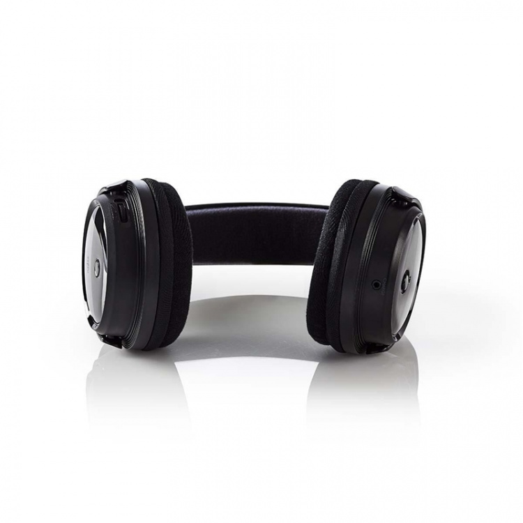 Nedis Trådlösa TV-hörlurar | RF | On-Ear | Maximal batteritid: 11 timmar | 100 m | Digitalt ljud | Batteri docka | Svart