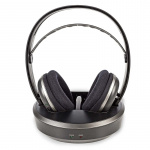 Nedis Trådlösa TV-hörlurar | RF, frequency 868 Mhz | Over-Ear | Maximal batteritid: 11 timmar | 100 m | Digitalt ljud | Batteri docka | Silver / Svart Nedis Trådlösa TV-hörlurar | RF, frequency 868 Mhz | Over-Ear | Maximal batteritid: 11 timmar | 100 m | Digitalt ljud | Batteri docka | Silver / Svart