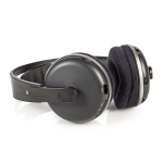 Nedis Trådlösa TV-hörlurar | RF, frequency 868 Mhz | Over-Ear | Maximal batteritid: 11 timmar | 100 m | Digitalt ljud | Batteri docka | Silver / Svart Nedis Trådlösa TV-hörlurar | RF, frequency 868 Mhz | Over-Ear | Maximal batteritid: 11 timmar | 100 m | Digitalt ljud | Batteri docka | Silver / Svart