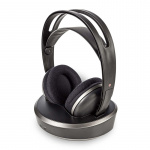 Nedis Trådlösa TV-hörlurar | RF, frequency 868 Mhz | Over-Ear | Maximal batteritid: 11 timmar | 100 m | Digitalt ljud | Batteri docka | Silver / Svart Nedis Trådlösa TV-hörlurar | RF, frequency 868 Mhz | Over-Ear | Maximal batteritid: 11 timmar | 100 m | Digitalt ljud | Batteri docka | Silver / Svart