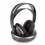 Nedis Trådlösa TV-hörlurar | RF, frequency 868 Mhz | Over-Ear | Maximal batteritid: 11 timmar | 100 m | Digitalt ljud | Batteri docka | Silver / Svart Nedis Trådlösa TV-hörlurar | RF, frequency 868 Mhz | Over-Ear | Maximal batteritid: 11 timmar | 100 m | Digitalt ljud | Batteri docka | Silver / Svart